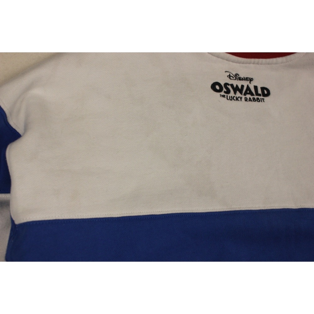Disney 100 Oswald The Lucky Rabbit Sweatshirt Adult Small Colorblock Pullover - Picture 7 of 10